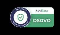 DSGVO-konform – geprüft von heyData